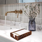 Rustic Wood Paper Towel Holder for Bathroom & Kitchen - Image 3