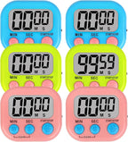 ZILLEEN 6 Pack Kitchen Timers for Cooking Digital Classroom Timers for Teachers by ZILLEEN