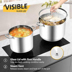 Homikit 16 Quart Stainless Steel Stock Pot, Large Sauce Soup Pot - Image 6