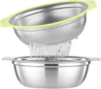 Colander Stainless Steel Microporous, 5QT Large Capacity Rice Washer by Unknown