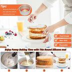 6 Inch Round Baking Mats, Food Grade Silicone Mats - Image 4