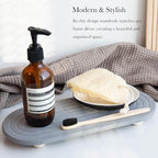 Instant Dry Sink Caddy Organizer – Water Absorbing Stone Tray - Image 2