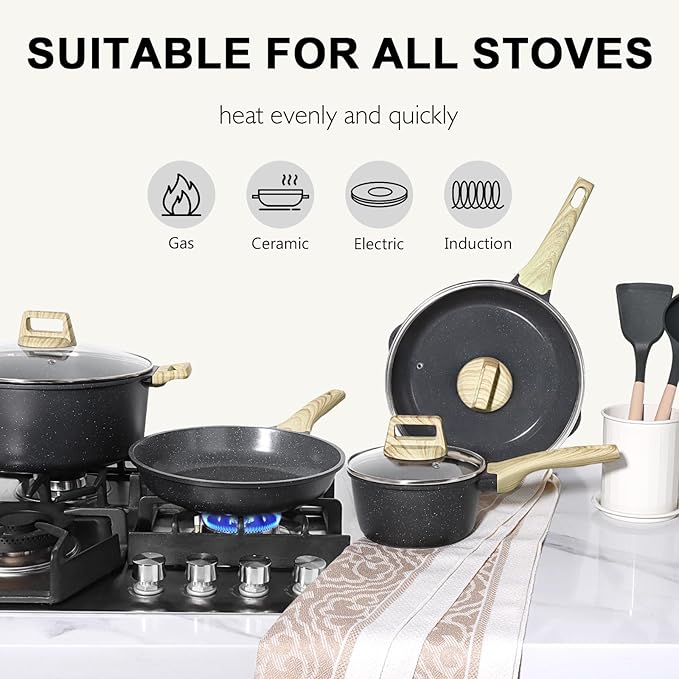 GiPP Ceramic Pots and Pans Set Non Stick - Image 4