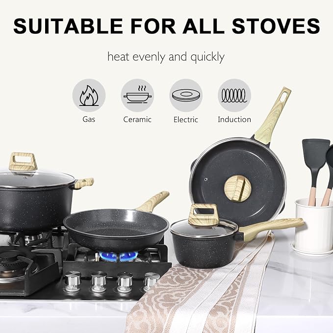 GiPP Ceramic Pots and Pans Set Non Stick - Image 6