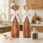 Wedding Gifts for Couples 2026: Acacia Wood Salt and Pepper Grinder Set by DZDOV