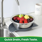 3.5QT Hands-Free 304 Stainless Steel Strainer and Colander - Image 3