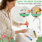 3 in 1 Cup Lid Cleaning Brush, Portable Water Bottle Brush, Bottle Gaps - Image 2