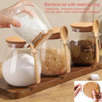 CNWSGEM Sugar Bowls Sugar Container 25.36 FL OZ Glass Coffee Canister Airtight - Image 6