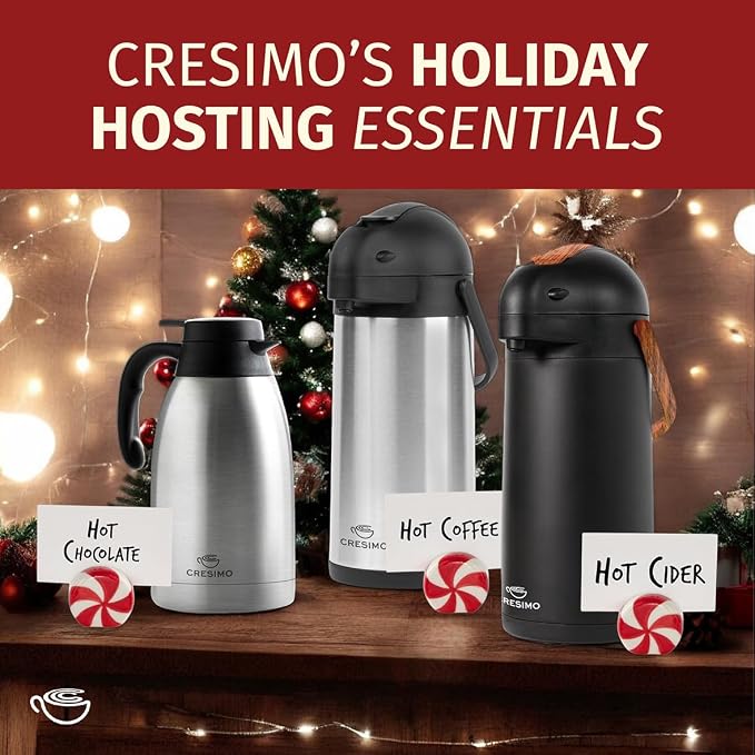 Thermal Coffee Carafe 2L / 68 oz – Updated 2025 Model – Insulated Stainless - Image 3