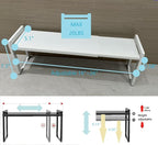 Expandable Cabinet Shelf Organizer 16-26" L Stackable Kitchen Counter Shelf - Image 3