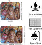 Customized Personalized Image Dish Drying Mat - Image 2