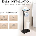 Day Moon™ - Toilet Paper Holder - Modern Roll Holder - Image 4