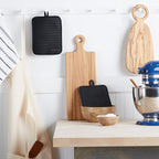 KITCHENAID Ribbed Soft Silicone Pot Holder 2-Pack Set, Matte Black - Image 4