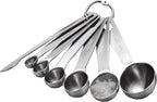 Stainless Steel Measuring Spoons Set, 7 Pieces Kitchen Measuring Sets Gadgets by GrandFort
