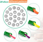 Polymer Clay Tools, Clay Extruder, Sugar Paste Extruder, Cake Fondant Tool Set - Image 2