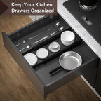 DUCOO 4 PCS Drawer Divider, Expandable Separators - Image 4