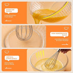 Jelife Glass Mixing Bowls with Lids Sets - Image 2