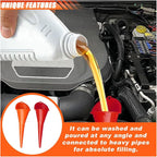 2PCS Long Neck Oil Funnels, Plastic Funnel - Image 4
