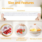 160Pcs Bowl Covers for Bread Proofing- Fits Bowls Up to 12", Large Thickened - Image 2