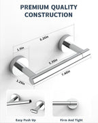 RARXTR Polished Finish Toilet Paper Holder SUS304 Stainless Steel Double Post - Image 4