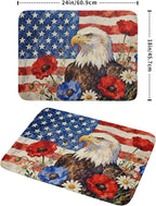 4th of July American Flag Eagle Dish Drying Mat - Image 2