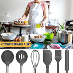 Silicone Cooking Utensil Set, Fungun Non-stick Kitchen Utensil 24 Pcs Cooking - Image 6