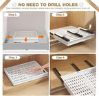 Seinloes 2 Pack Pull Out Cabinet Organizer - Image 8