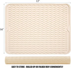 Large 17" x 14" Silicone Dish Drying Mat - Image 2