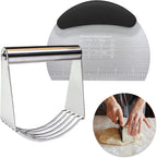 Pastry Cutter Dough Scraper Dough Cutter Scraper Tool Kitchen Pastry Blender by MSWGO