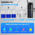 Fantictas Automatic Soap Dispenser, Touchless Hand Wall Mount Rechargeable 3 - Image 6
