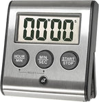 Elegant Digital Kitchen Timer, Stainless Steel Model eT-78, Displays 0-99 Min. by eTradewinds