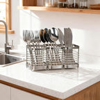 Utensil Holder, Stainless Steel Utensil Drying Rack - Image 6