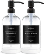 Vine Creations Clear Glass Soap Dispenser, 2 Pack Kitchen Soap Dispenser Set - Image 7