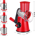 Geedel Rotary Cheese Grater, Kitchen Mandoline Vegetable Slicer - Image 9
