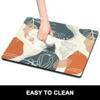 Rnivvi Dish Drying Mat for Kitchen Counter, 16 x 18" Cute Boho Theme Absorbent - Image 6