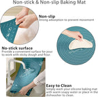 Silicone Pastry Mat 24" x 16" Extra Thick Non Stick Baking Mat - Image 4
