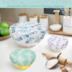 5-Size Reusable Beeswax Bowl Covers - Image 4