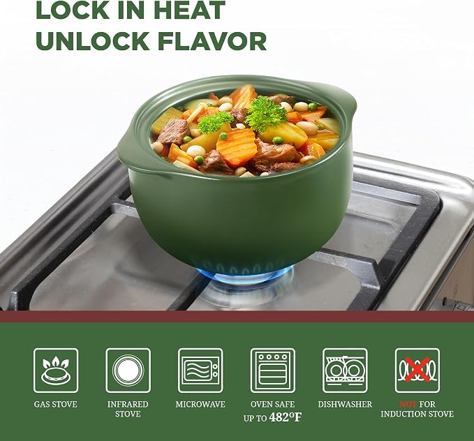 MINH LONG 3-Qt Porcelain Dutch Oven - Image 2
