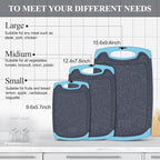 Plastic Cutting Board, 3 Pieces Dishwasher Safe Cutting Boards - Image 3