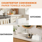 1PACK Paper Towel Holder, Countertop Paper Towel Dispenser Bathroom Paper Hand - Image 6