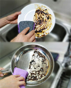 UPSTAR Kitchen Sponges for Dishes, Microfiber Cleaning Scrubber, Non-Scratch - Image 5