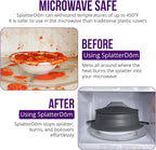 L.I.Q Silicone Splatter Guard – Fits 8 and 10 Inch Pots – Microwave Safe and - Image 9