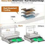 2-Pack 20.47"Deep Under Sink Organizer And Storage, 2-Tier L-Shaped Pull Out - Image 4