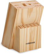 Farberware Triple Riveted Knife Block Set, High Carbon-Stainless Steel Blades - Image 3