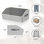 Homsorout Closet Organizers Bins 6 Packs - Image 8