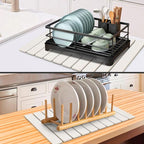 Large Stone Dish Drying Mats for Kitchen Counter, Eco-Friendly Absorbent - Image 3