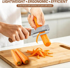 Multi-Functional Vegetable Peeler – Comfortable Wooden Handle - Image 4