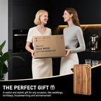 Teak Cutting Board 15inch Non Slip Over Sink Kitchen 2025 First Apartment - Image 8
