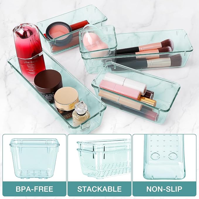 StorMiracle 25 PCS Drawer Organizer Set, 4 Varied Size Bathroom and kitchen - Image 3