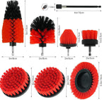 8 Pcs Drill Brush Attachment Set, Power Cleaning Scrub Brush Kit - Image 2
